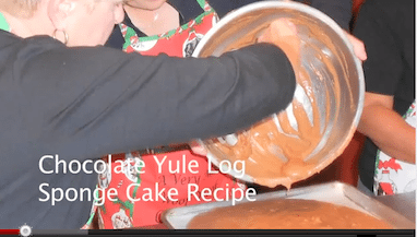 Chocolate Yule Log Video Compliments Of Renee Baribeau &#8211; The Shaman Chef