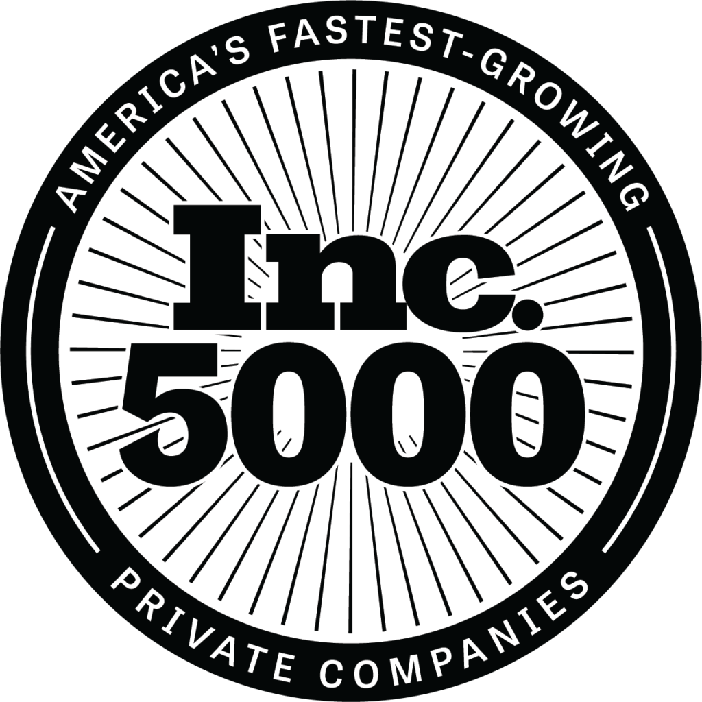 Inc 5000 Black Stacked Medallion Logo